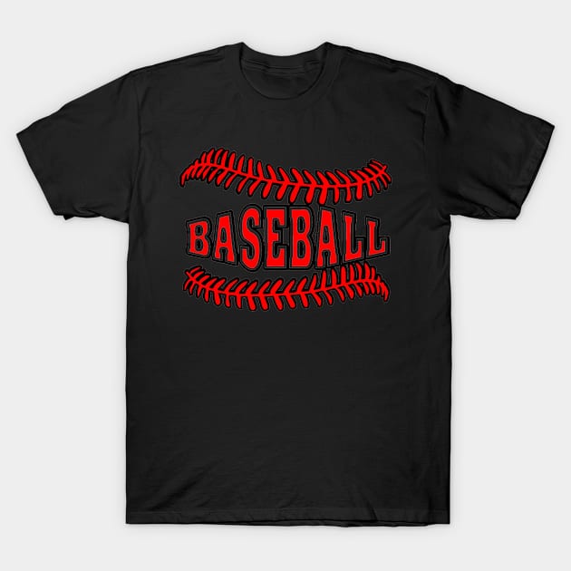 Baseball Gift for Player or Coach T-Shirt by MadArting1557